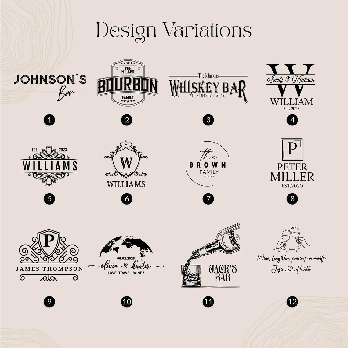 Wooden Whiskey Decanter Personalized Liquor Dispenser with Glasses, Wedding Gift, Engagement Gift, Housewarming Gift, Anniversary Gift Idea