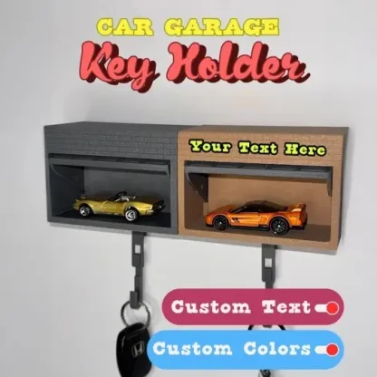  🚗Wall Mount Display Mini Garage Key Holder