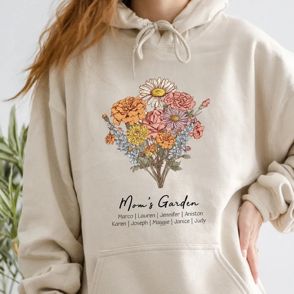 Mom's Garden is Her Children Customized Winter Sweatshirt
