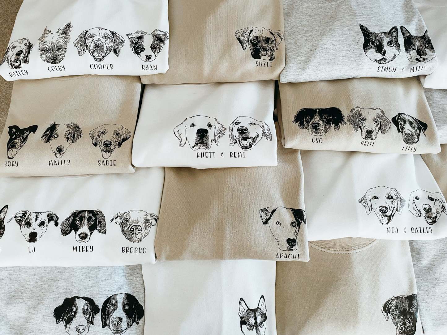 Custom Pet Hoodie Crewneck T-shirt