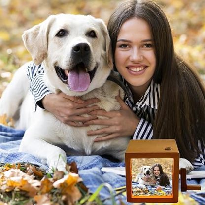 Customized Hand Cranked Flip Photo Frame Animation Machine - Mother's Day Gift, Gift For Mom, Dad, Couple