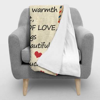 To My Daughter Photo Blanket-Letter Throw Blanket For Daughter