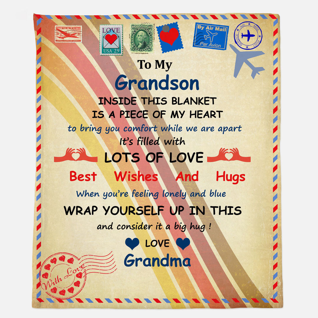 To My Grandson,Christmas Gift for Grandson, Letter to Grandson, Gift From GrandMa