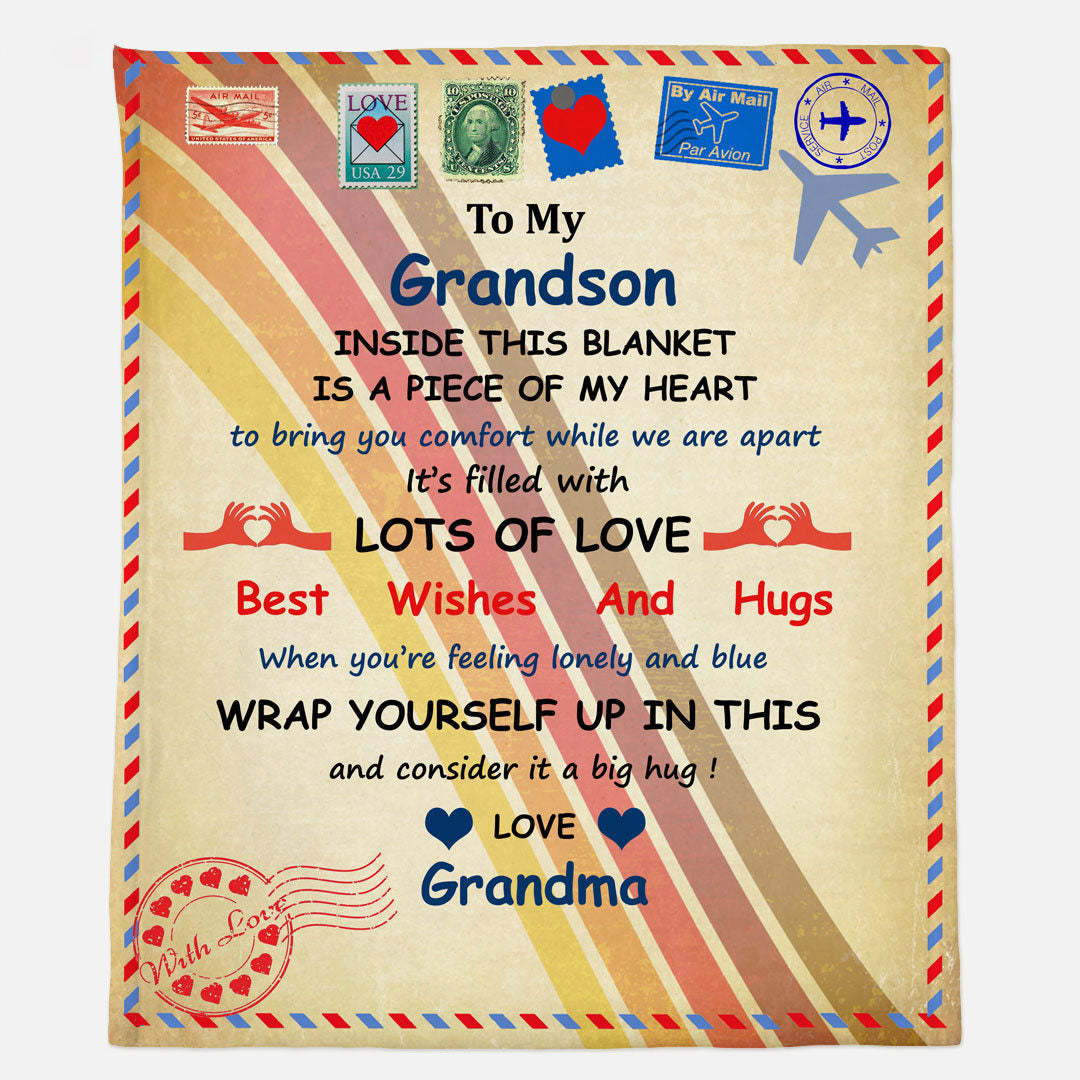To My Grandson,Christmas Gift for Grandson, Letter to Grandson, Gift From GrandMa