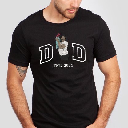 Custom Embroidered Portrait for Father