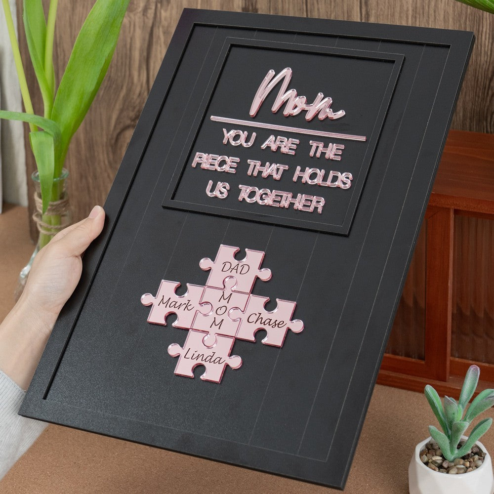 Mother's Day Puzzle Keepsake – Customized With Your Little One's Name