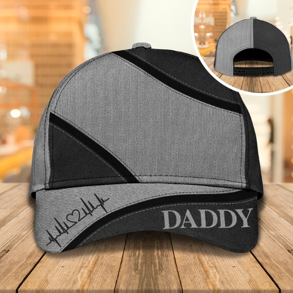 Custom Photo Daddy Grandpa Father's Day Classic Cap