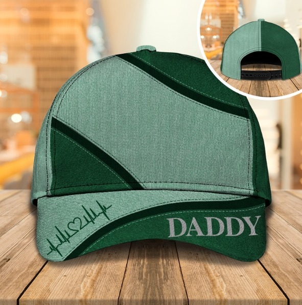 Custom Photo Daddy Grandpa Father's Day Classic Cap