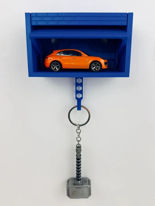  🚗Wall Mount Display Mini Garage Key Holder
