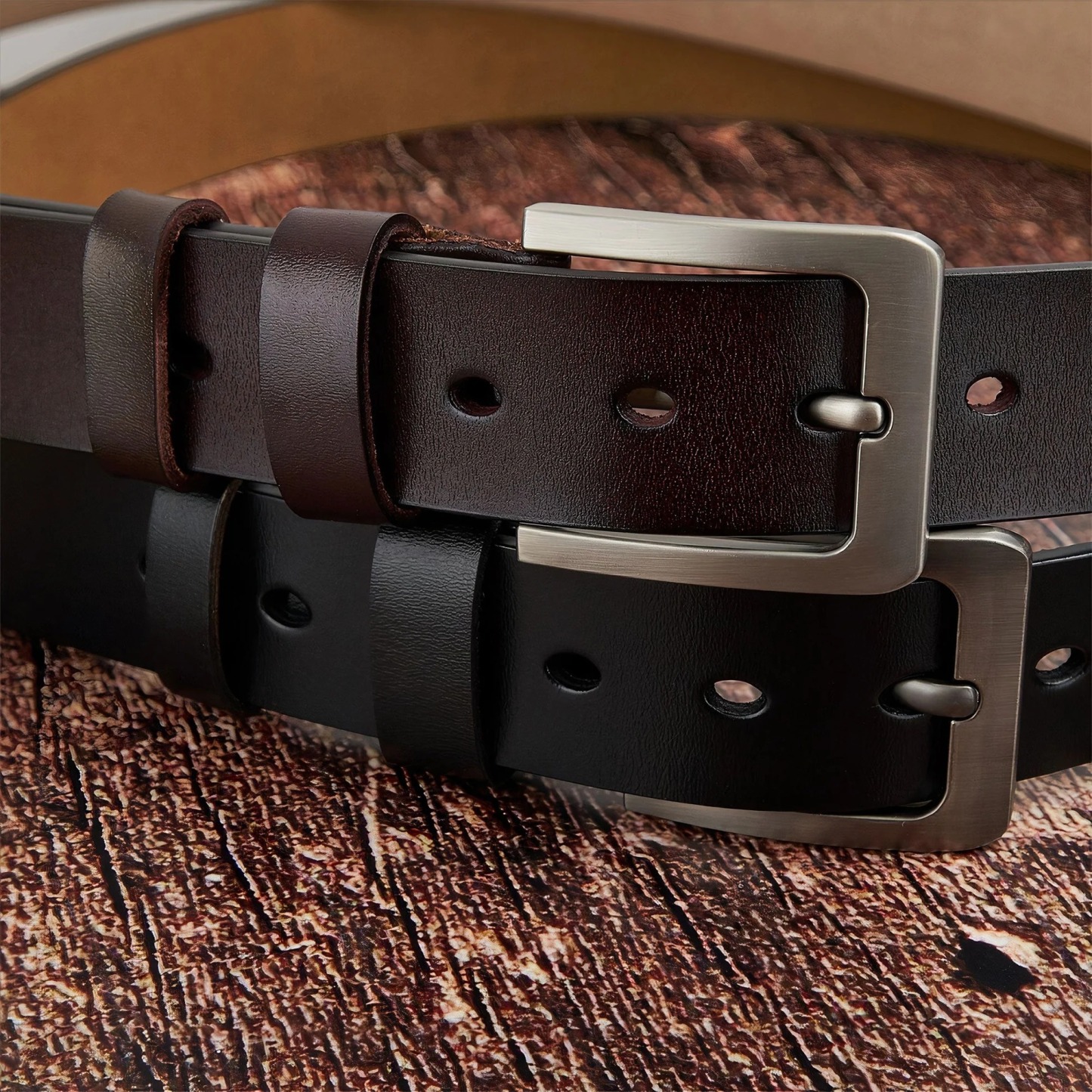Belt Reminder We Love You For Dad - Personalized Engraved Leather Belt