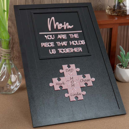 Mother's Day Puzzle Keepsake – Customized With Your Little One's Name