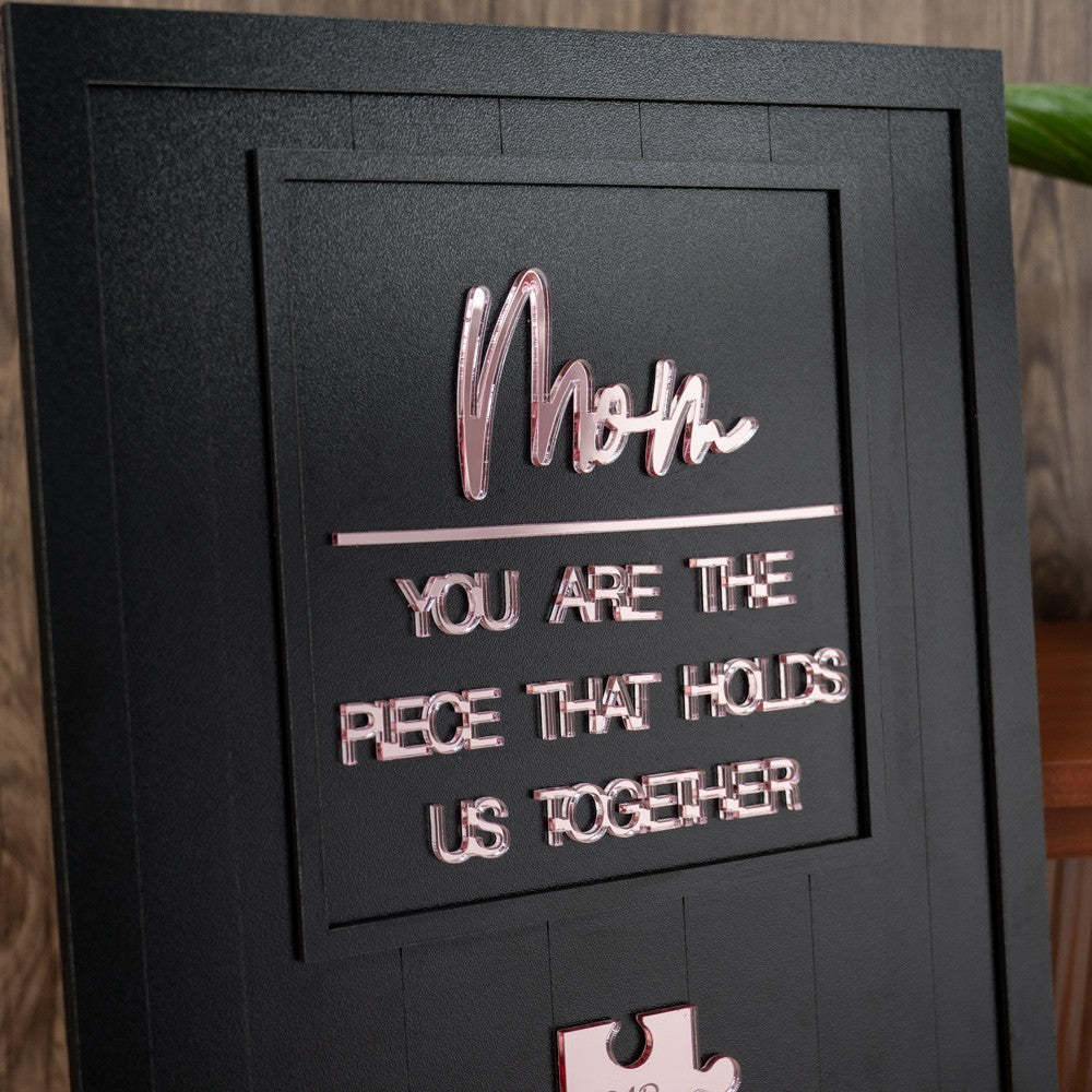 Mother's Day Puzzle Keepsake – Customized With Your Little One's Name