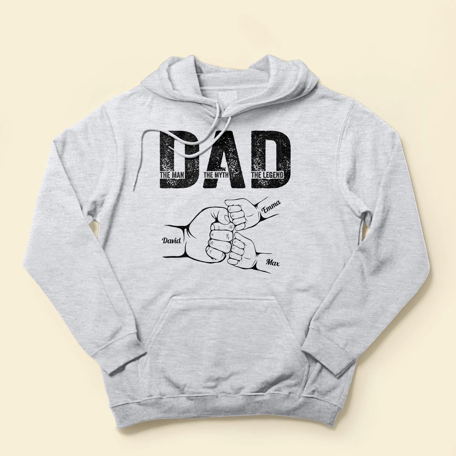 Dad The Man The Myth The Legend - Personalized Shirt Father's Day