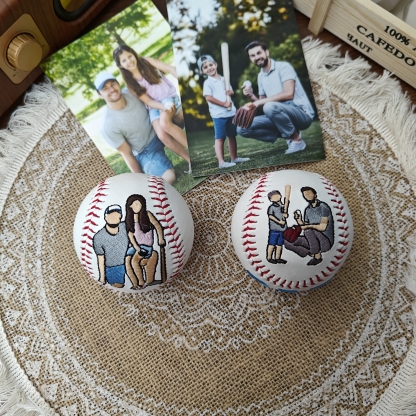 Father's Day Gift - Custom Personalized Embroidered Baseball, Baseball Gift, Keepsake ball, Graduation Gift, Memorabilia
