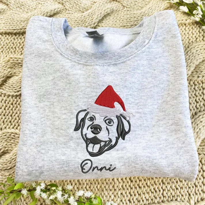 Custom Pet Lines Embroidered Sweatshirt/Hoodie