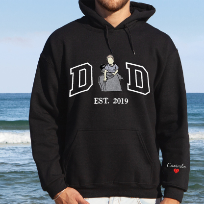 Custom Embroidered Portrait for Father