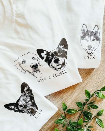 Custom Pet Hoodie Crewneck T-shirt