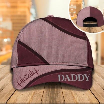 Custom Photo Daddy Grandpa Father's Day Classic Cap