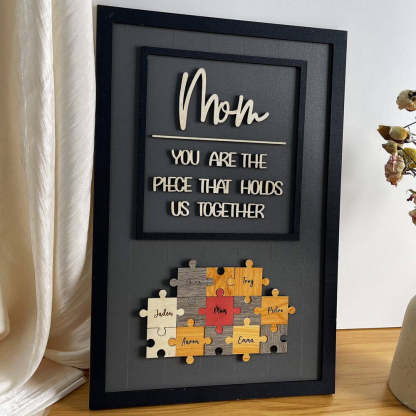 Mom Puzzle Sign Customized Gift For Mother's Day