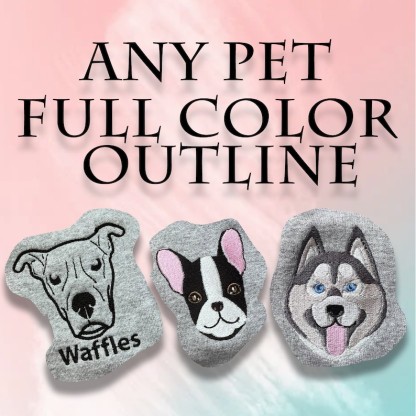 Custom embroidered pet T shirt, hoodie, sweatshirt embroidered Personalized