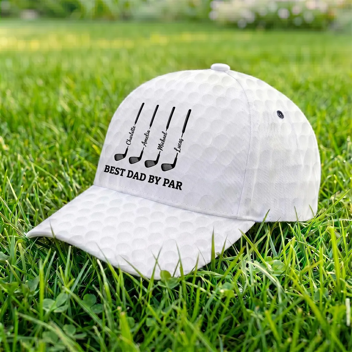 Personalized Best Dad By Par Cap For Dad, Father's Day Golf Gift, Best Grandpa By Par Hat, Dad Birthday Golf Gift, Cap For Golf Lover
