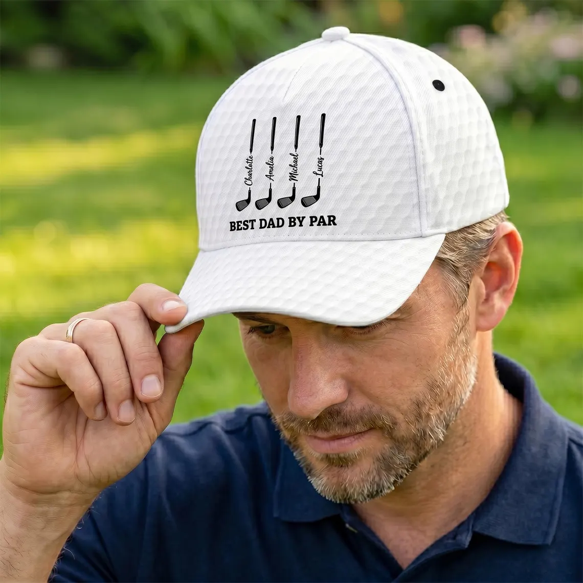 Personalized Best Dad By Par Cap For Dad, Father's Day Golf Gift, Best Grandpa By Par Hat, Dad Birthday Golf Gift, Cap For Golf Lover