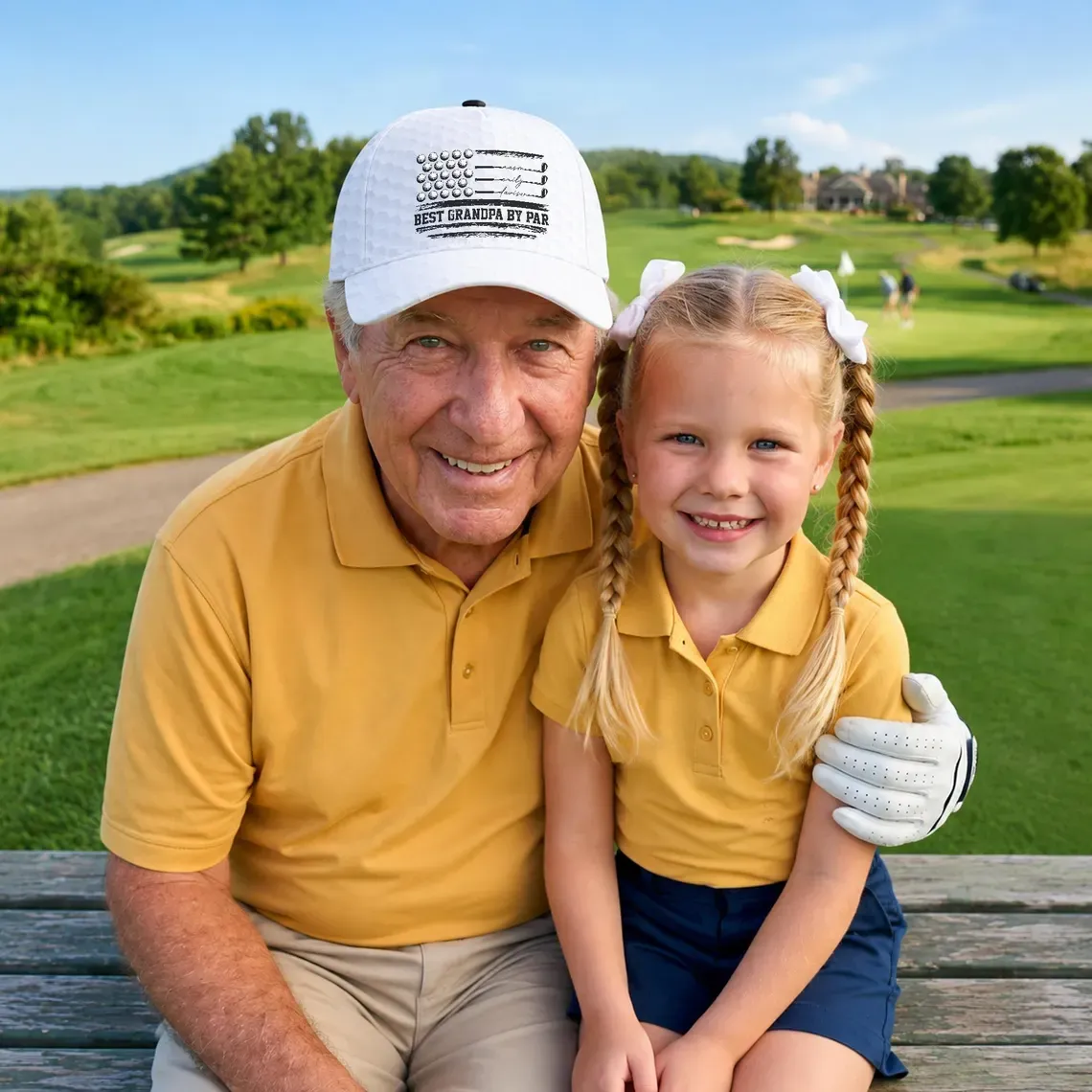 Personalized Best Dad By Par Cap For Dad, Father's Day Golf Gift, Best Grandpa By Par Hat, Dad Birthday Golf Gift, Cap For Golf Lover