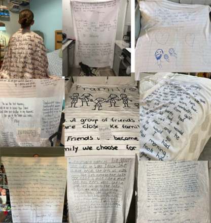 Personalized Love Letter blanket Custom Christmas Blanket  with Actual Handwriting Mom blanket Letter to daughter blanket Memorial blanket