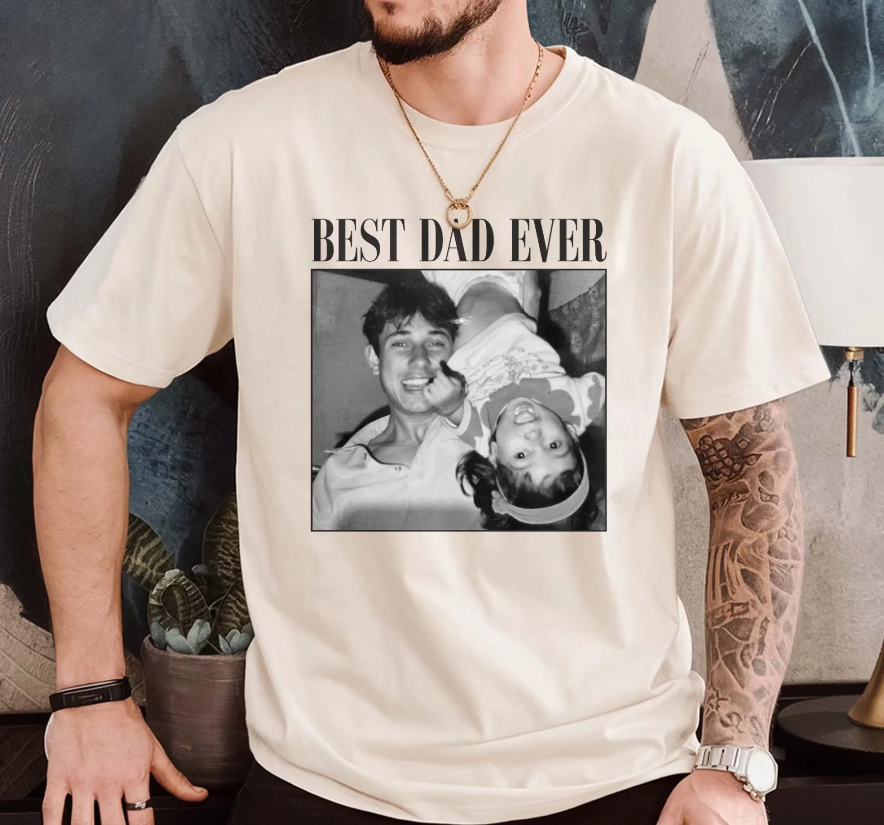 Custom Photo Dad Shirt, Custom Photo Comfort Colors Shirt for Dad Grandpa, Fathers Day Shirt, Fathers Day Gift 2025, Grandpa Gift, Dad Gift
