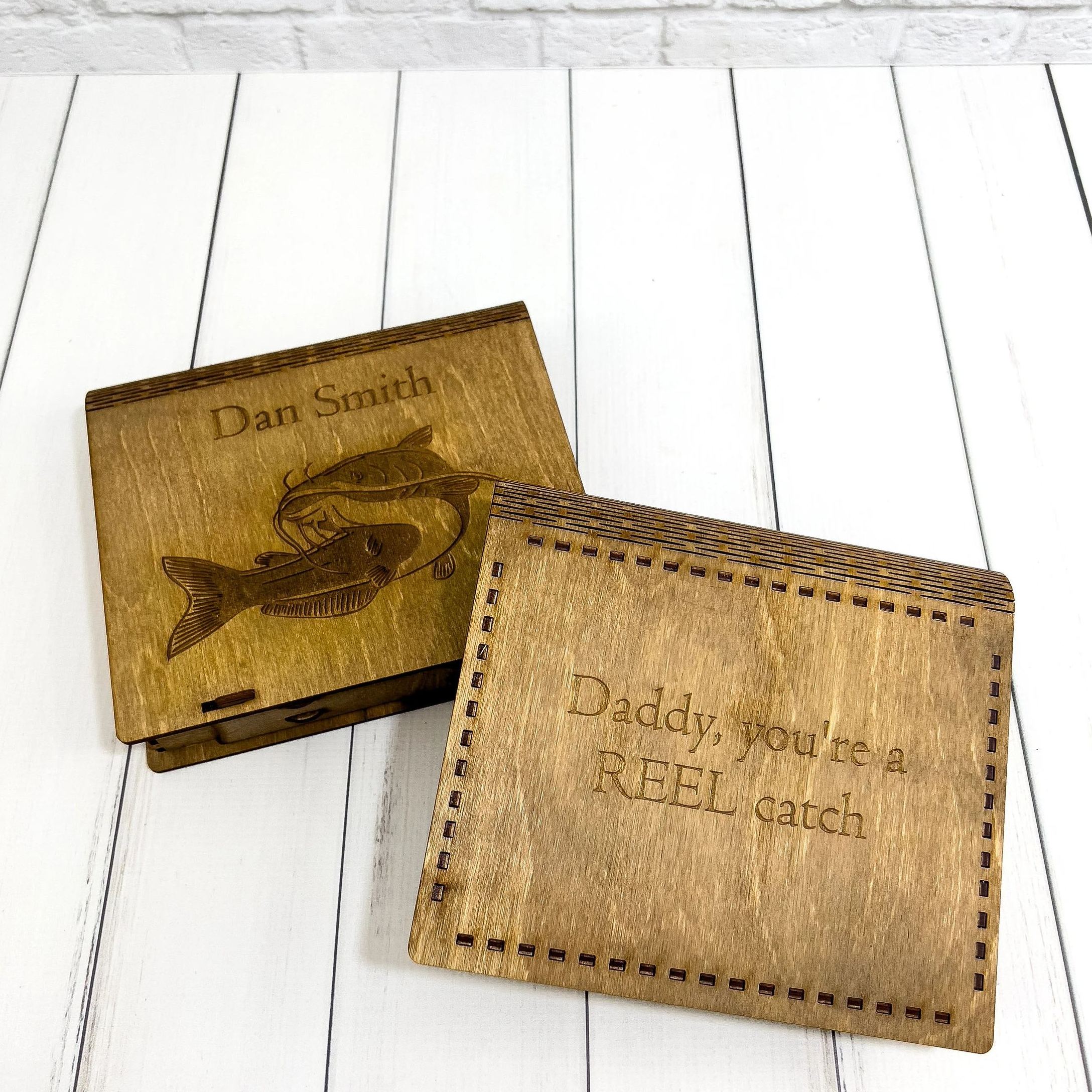 Personalized Mini Tackle Box,Custom Jig Box ,Fishing Gear,Outdoor ,Gift for Dad, Son, Fishing