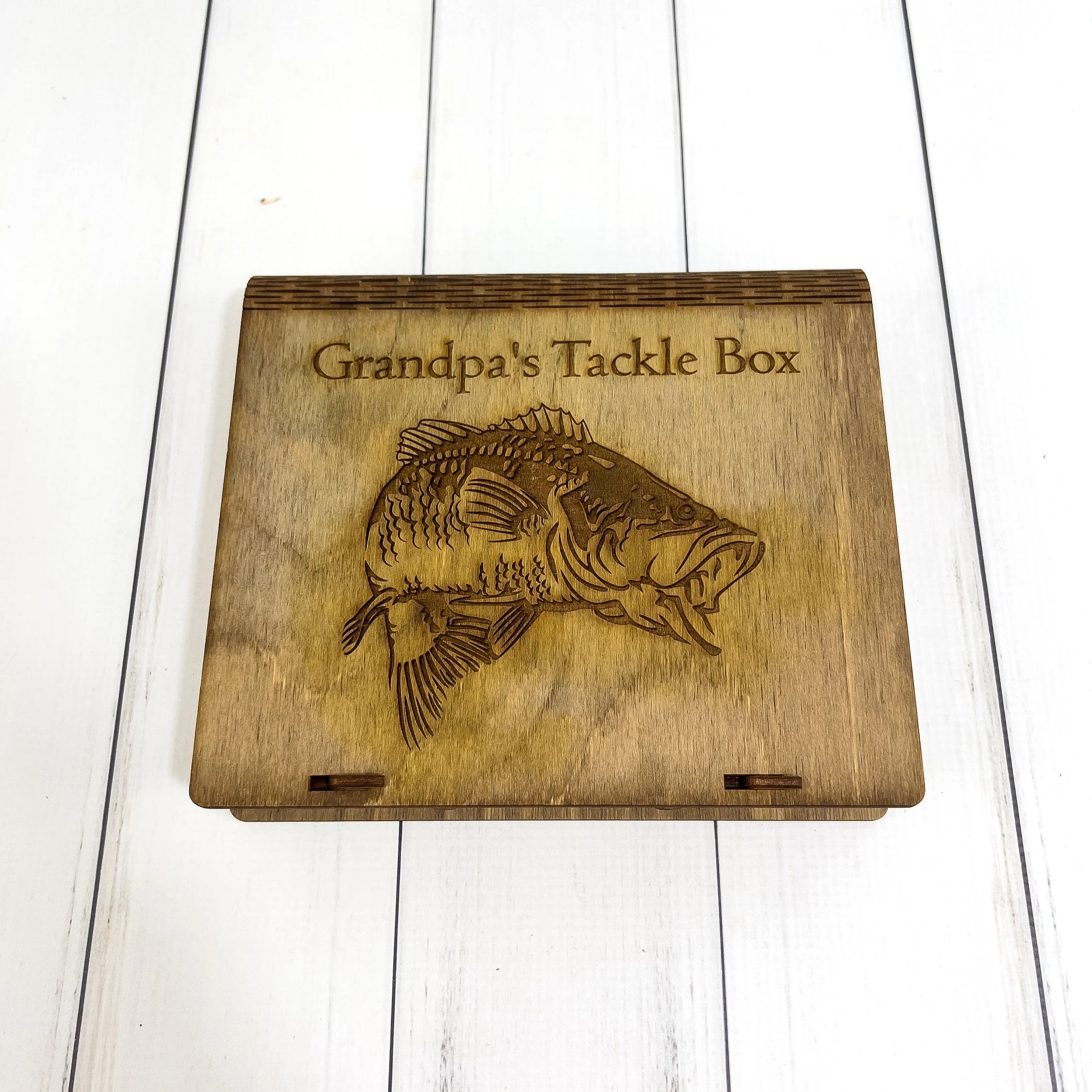 Personalized Mini Tackle Box,Custom Jig Box ,Fishing Gear,Outdoor ,Gift for Dad, Son, Fishing