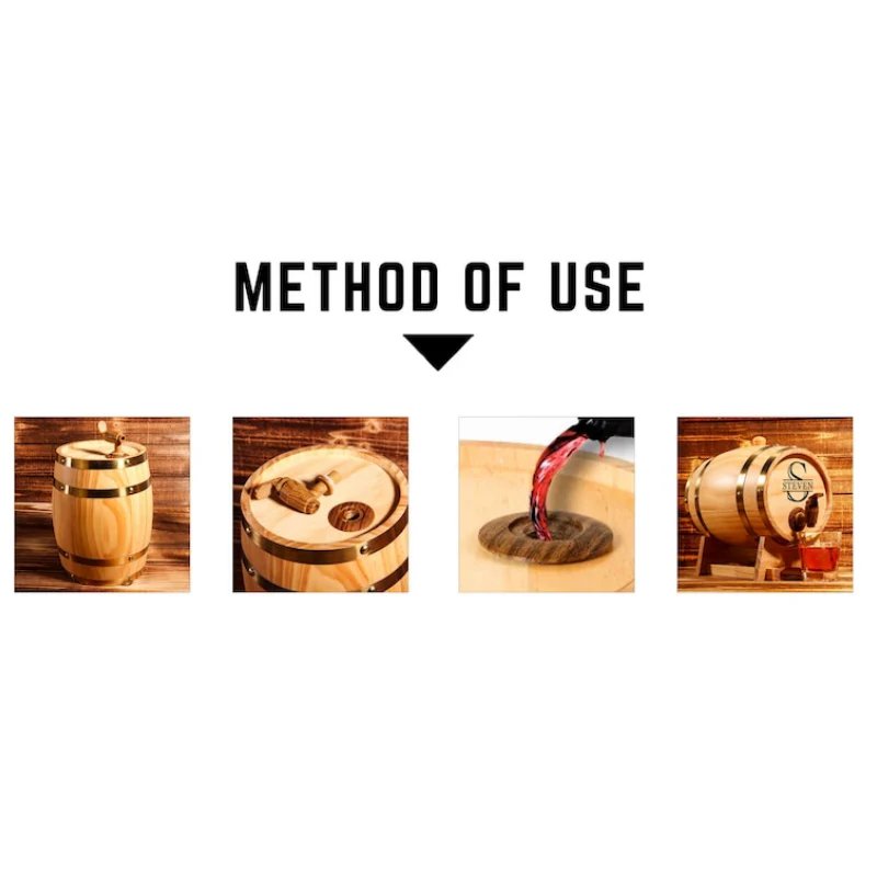 Personalized Engraved 3L Mini Wood Whiskey Barrel - Wedding & Groomsmen Gift for Him