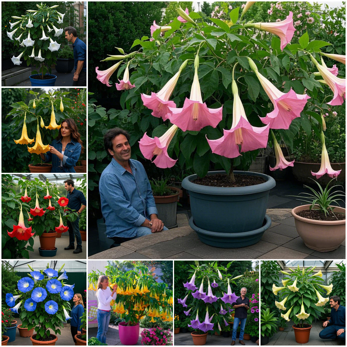 🌺Datura trumpet flower seeds✨ add more mysterious charm to your garden!