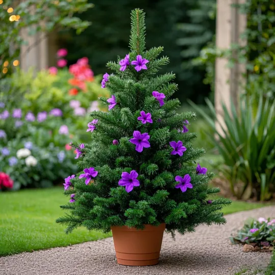 Christmas Tree Potted Seeds
