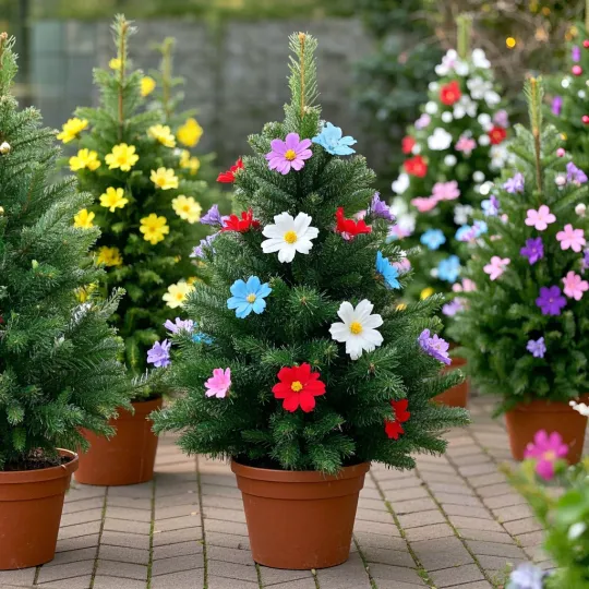 Christmas Tree Potted Seeds