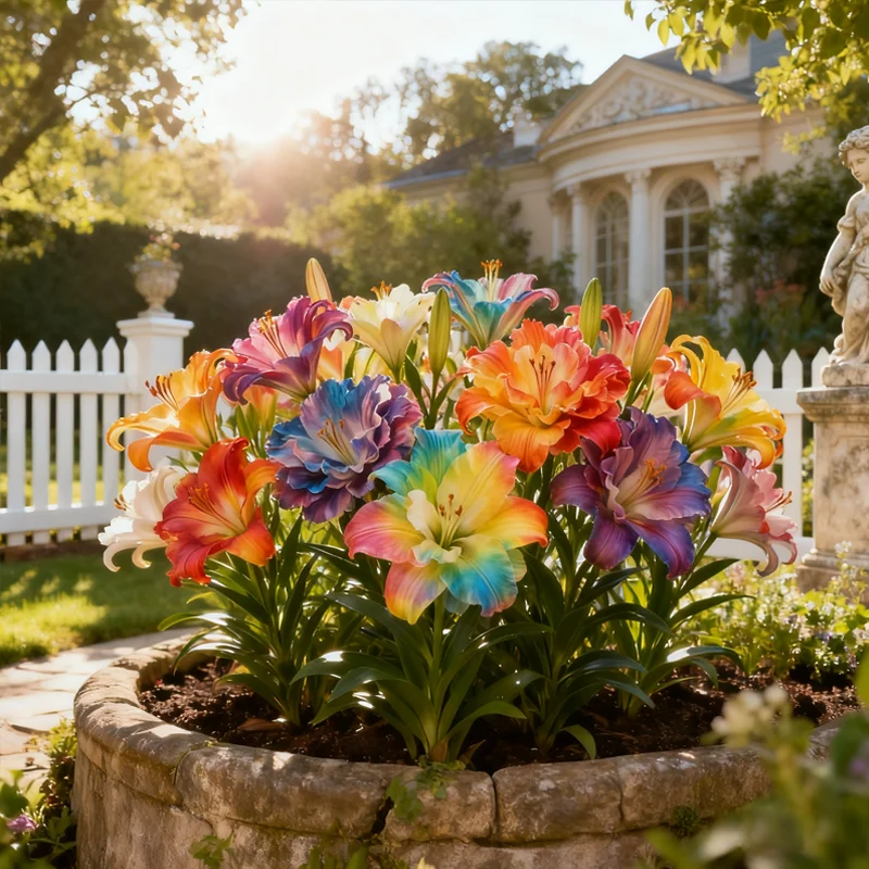 🌈 Rainbow Lily Bulbs — Grow a Garden That Shines With Every Color
