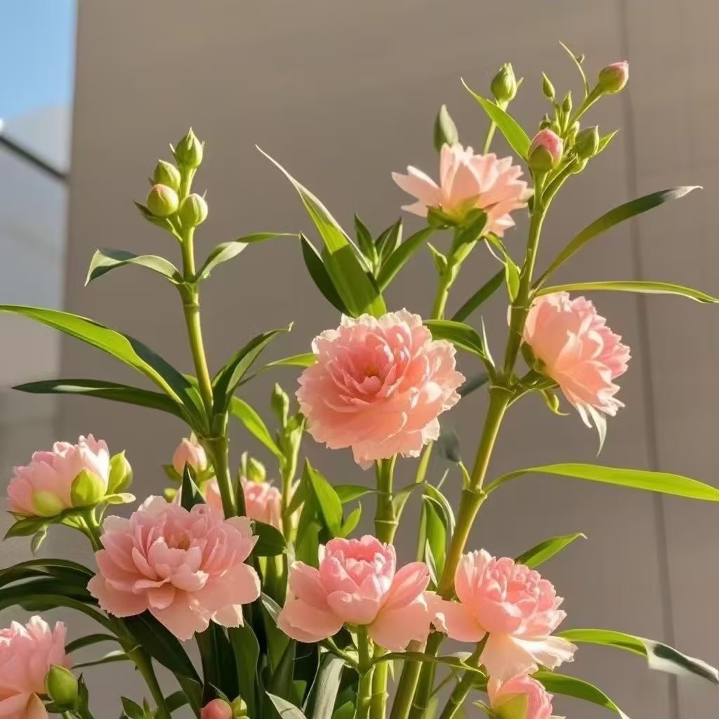 Lucky Flowering Bamboo Potted Plant