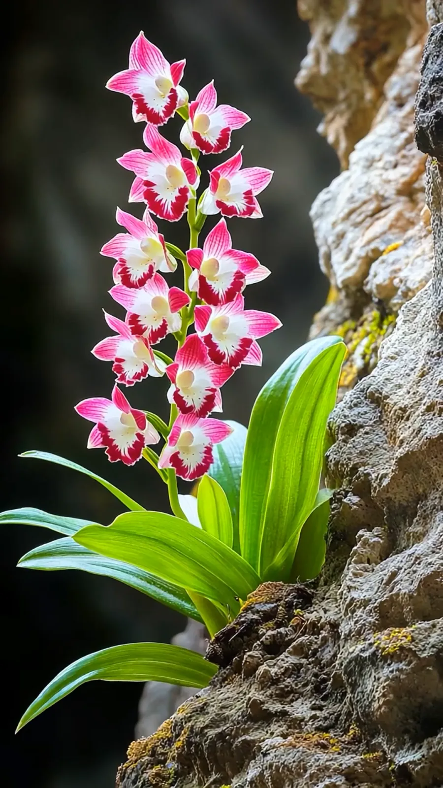 Red Cherry Blossom Orchid Rare Plant Seeds