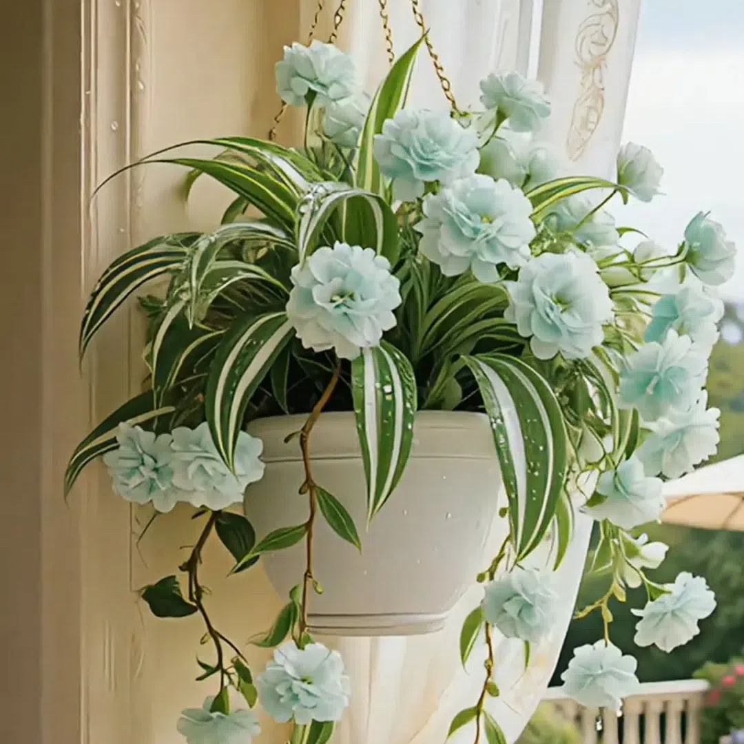 Grand Bloom Spider Plant Seeds/Bulbs 💐 Nature’s Hanging Masterpiece of Color & Grace