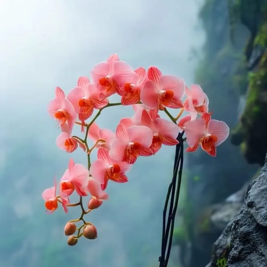 Mysterious Pink Vine Orchid Rare Plant Seeds