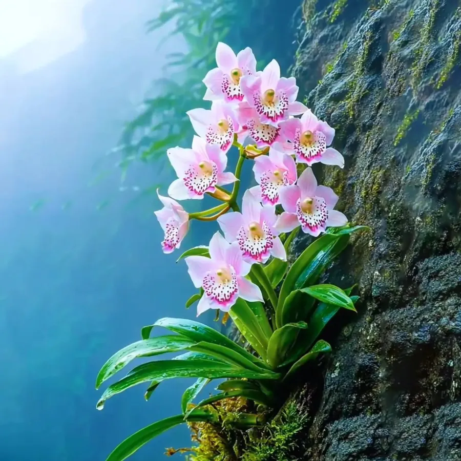 Transparent pink Phalaenopsis Rare Plant Seeds