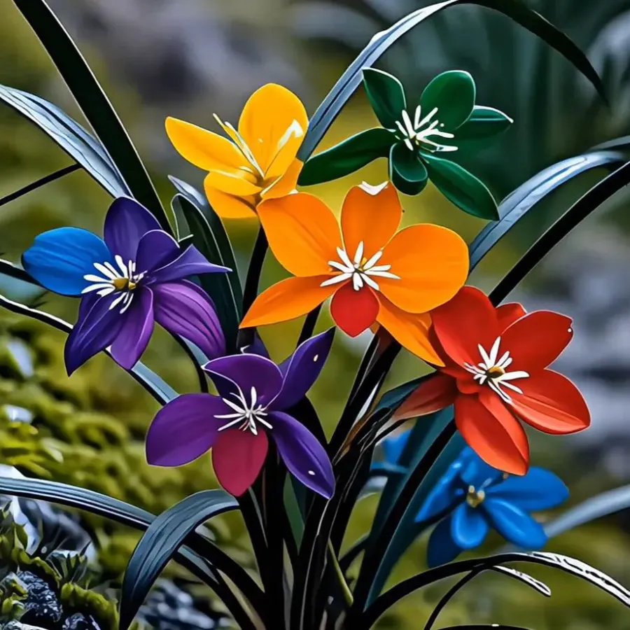 Colorful Autumn Crocuses Rare Plant Seeds