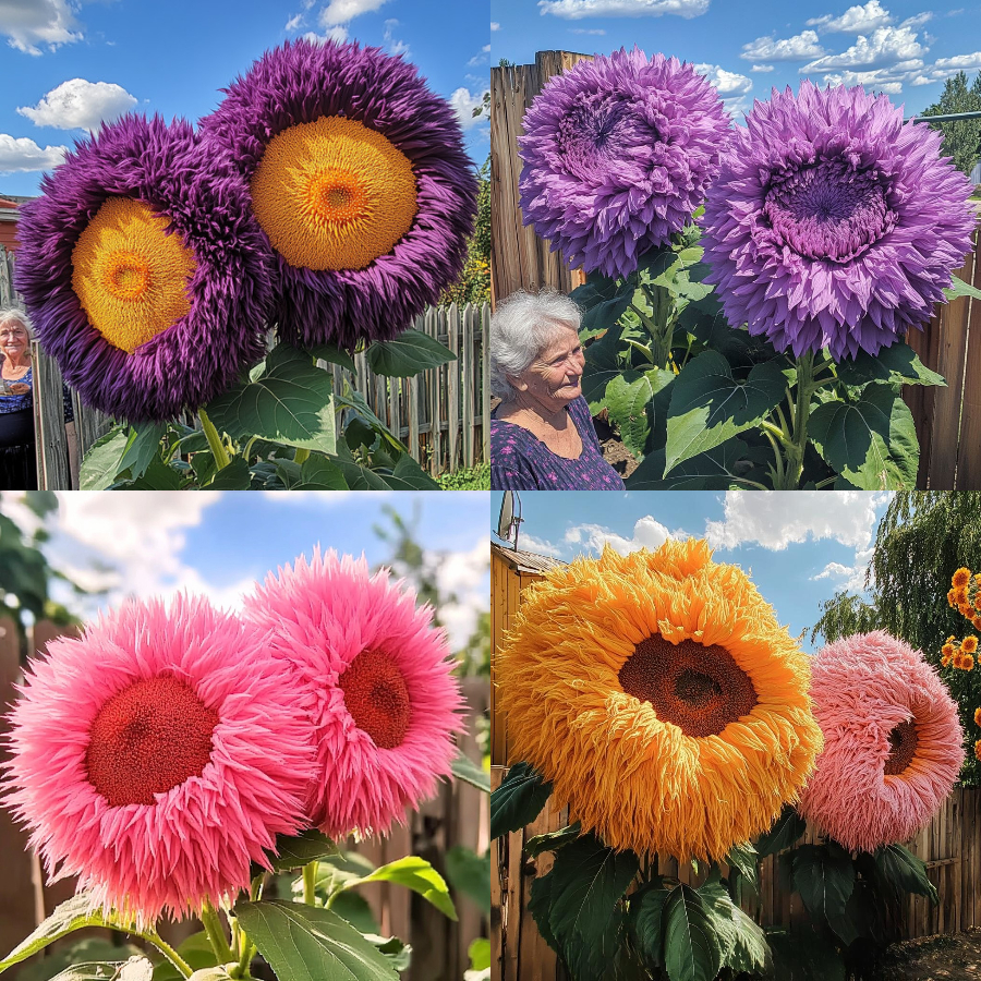 🌻 Giant Teddy Bear Sunflower