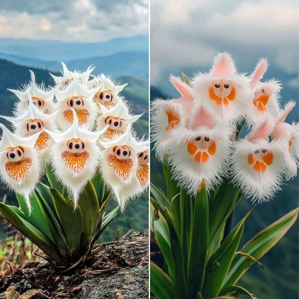 🌸 Fairy Orchid (Dracula simia) - Nature's Little Fairies