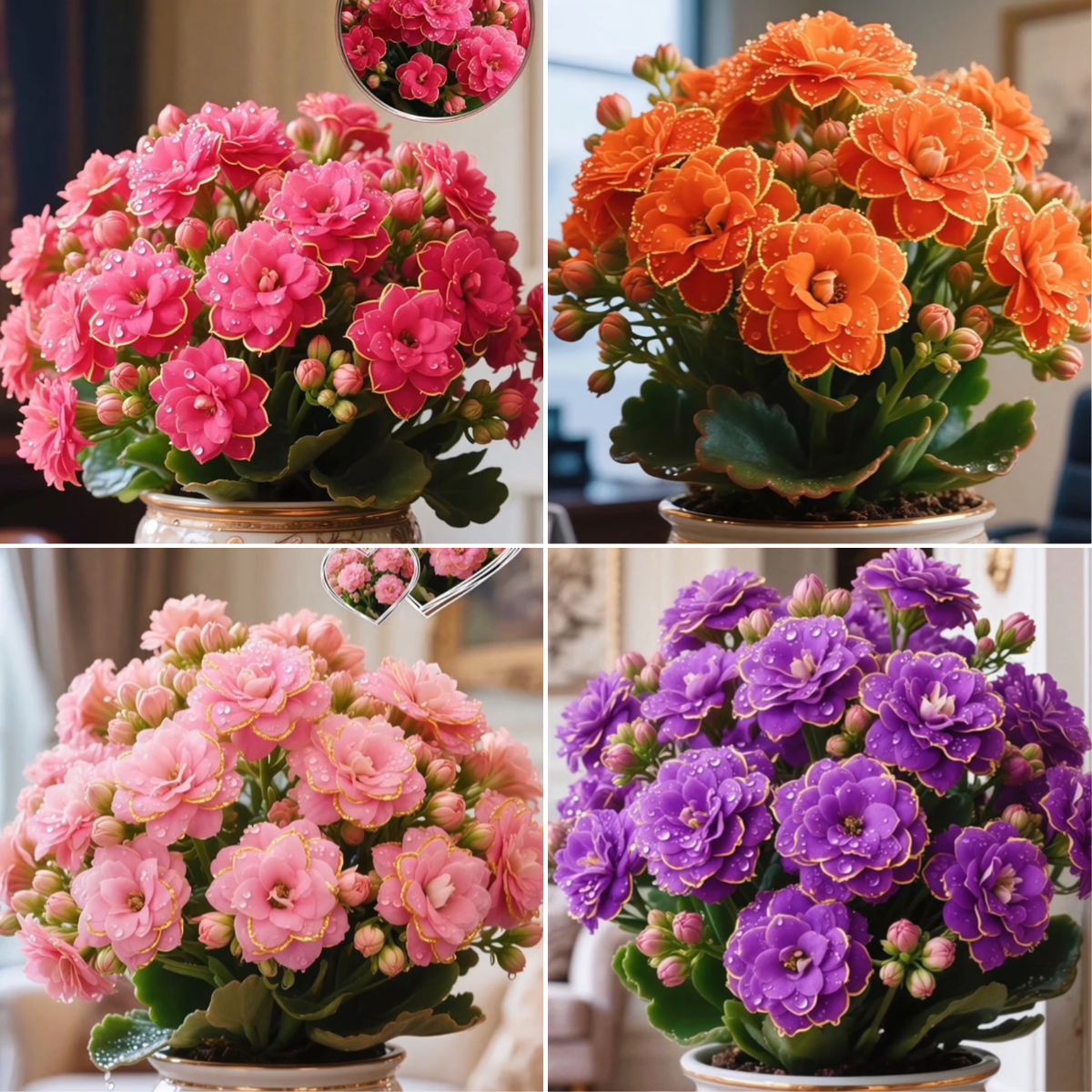 🌸 Double Kalanchoe – Tiny Petals, Big Charm! 🌿✨