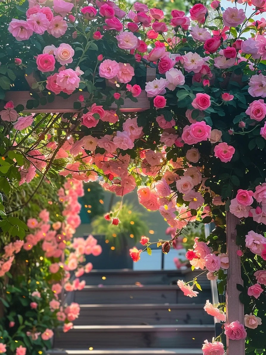 💥Gartenjuwel: 💐Mehrfarbige Kletterrose🌹✨40%OFF