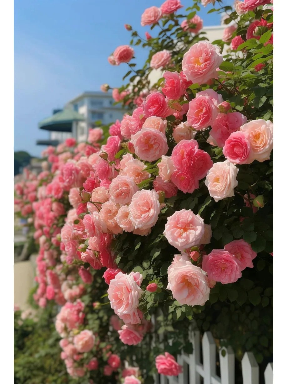 💥Gartenjuwel: 💐Mehrfarbige Kletterrose🌹✨40%OFF