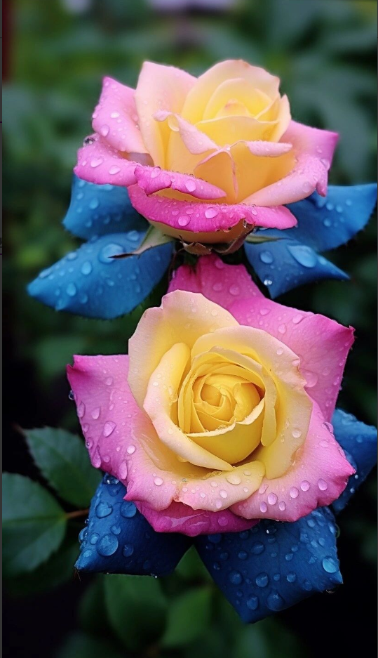 Rare Tri-Color Rose Seeds