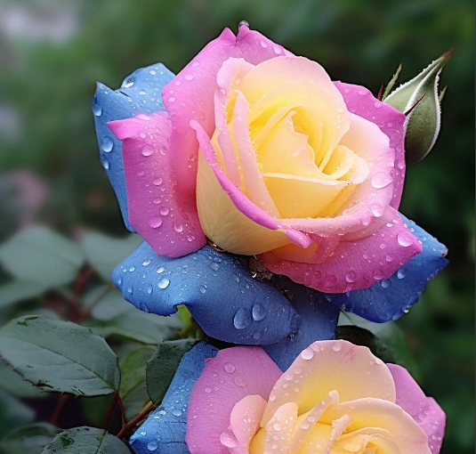 Rare Tri-Color Rose Seeds