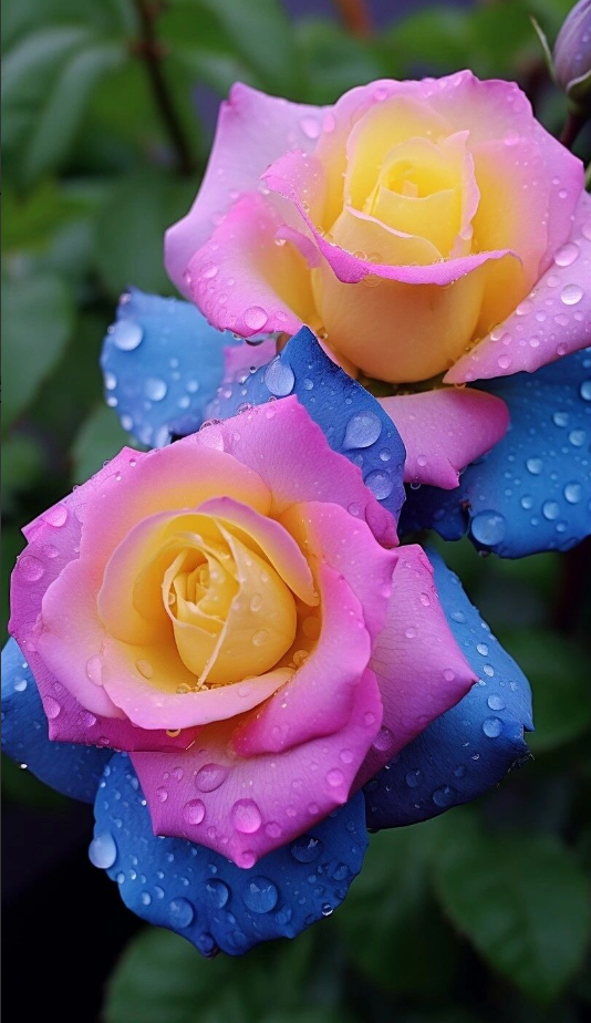 Rare Tri-Color Rose Seeds